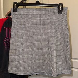 Nakedwardobe plaid mini skirt